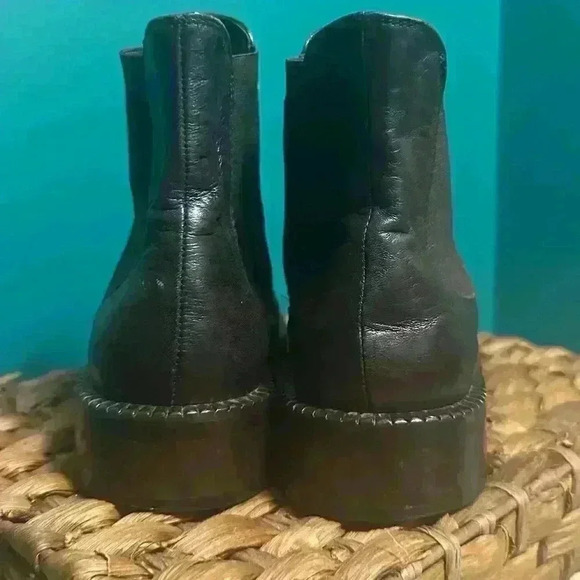 Hugo Buscati Brown Leather Ankle Boots Size: 7m - Picture 4 of 8